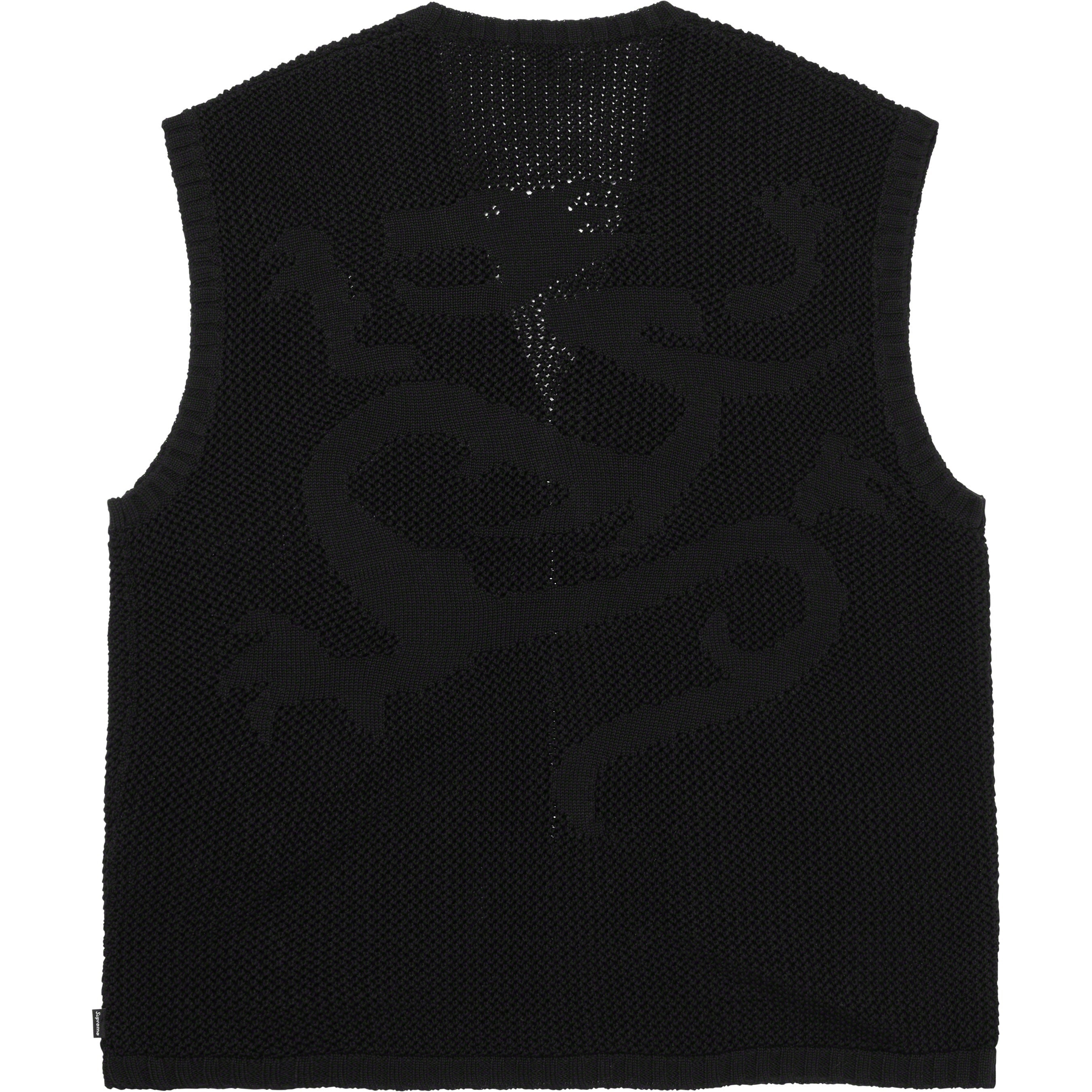 Dragon Zip Up Sweater Vest view 4